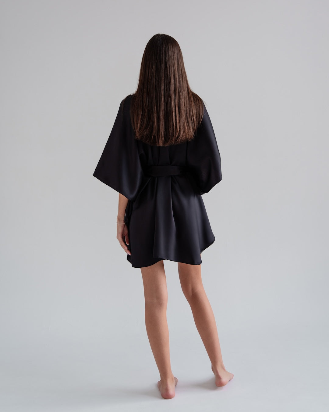 Szlafrok + Szorty Tempt Black