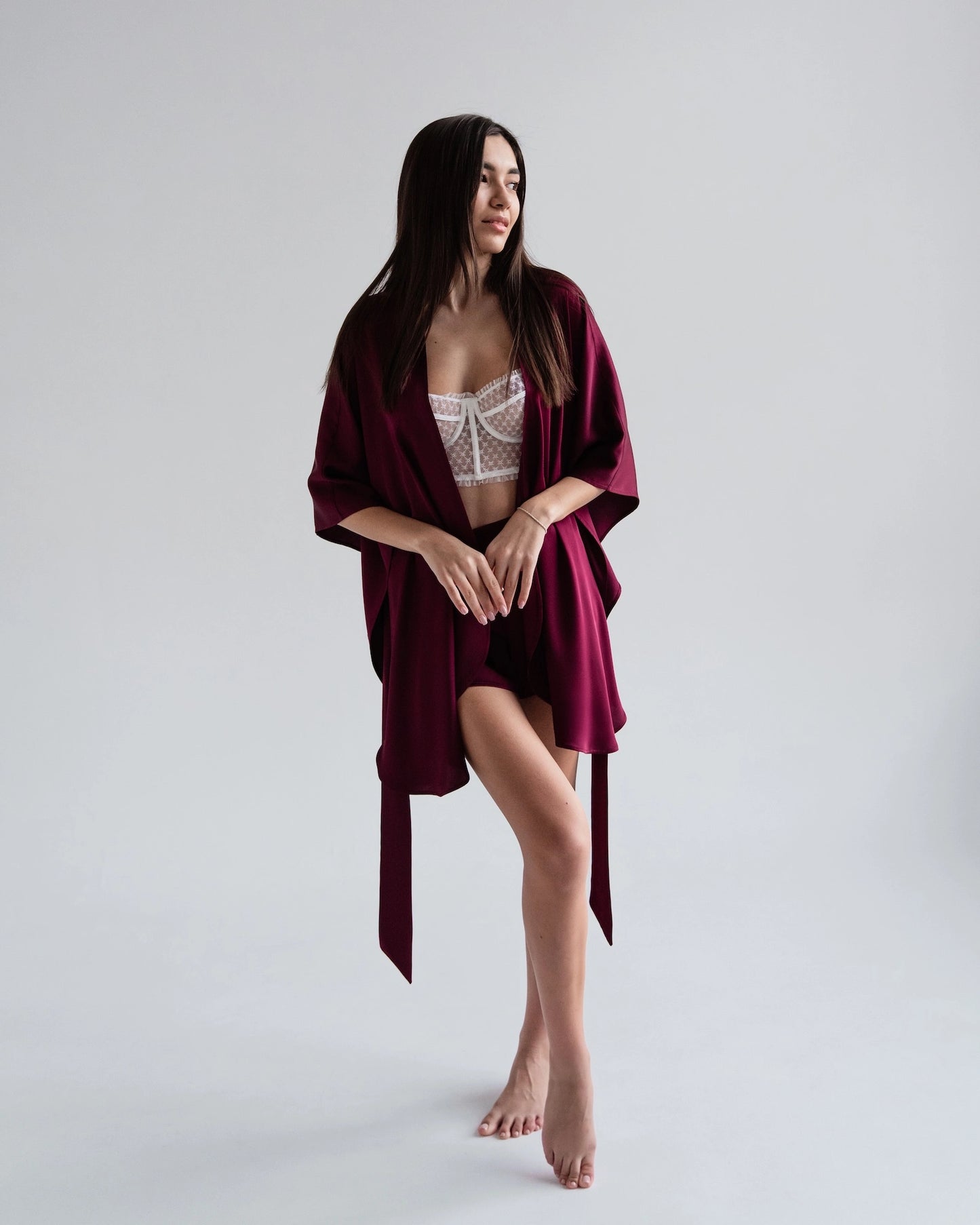 Szlafrok Tempt Bordo