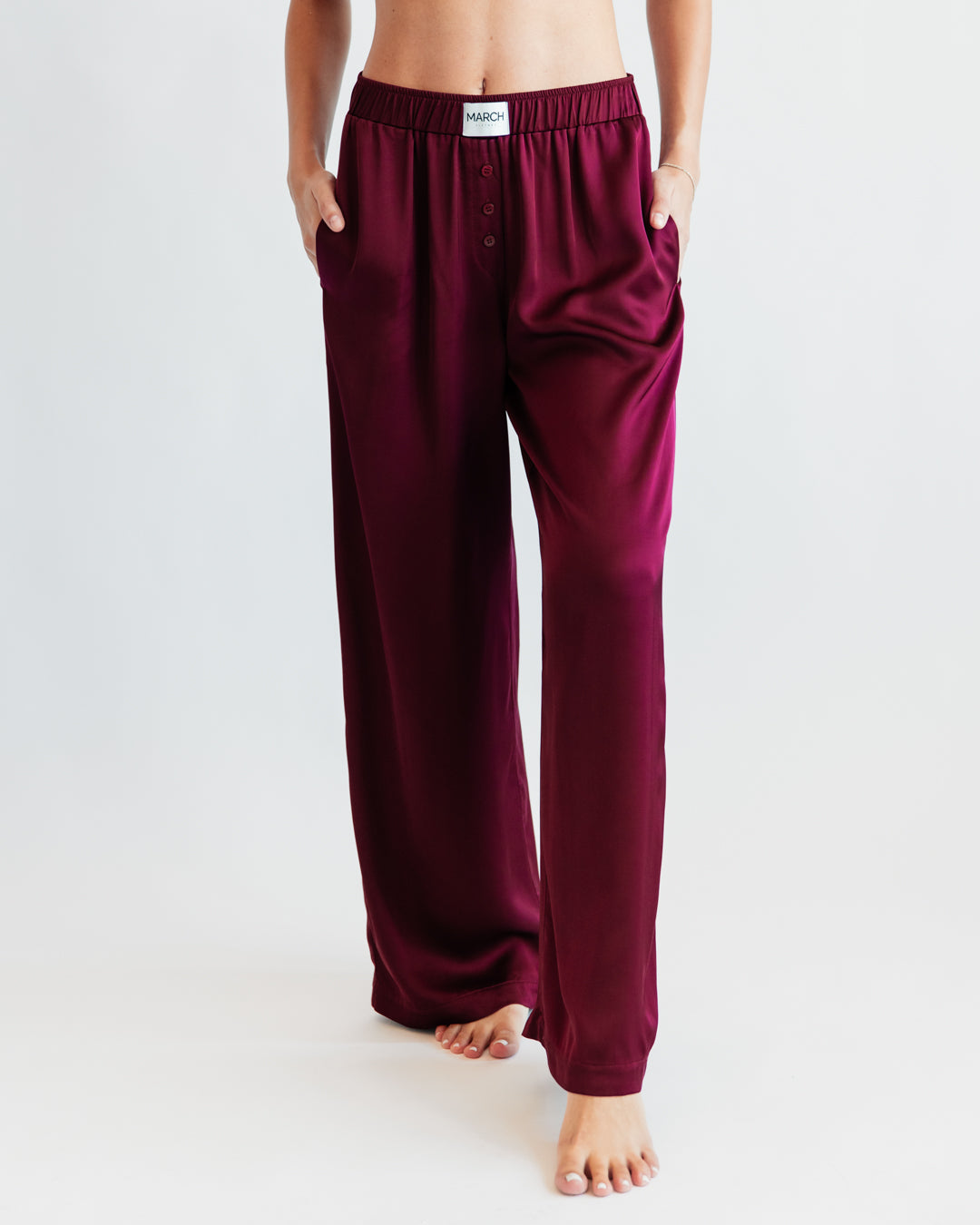 Spodnie Lush Bordo