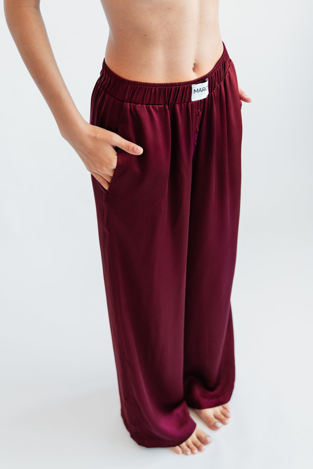 Spodnie Lush Bordo