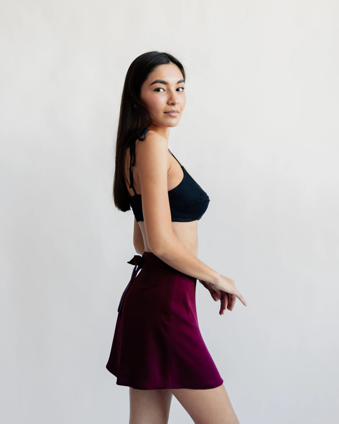 Skirt Mini Allure Bordo