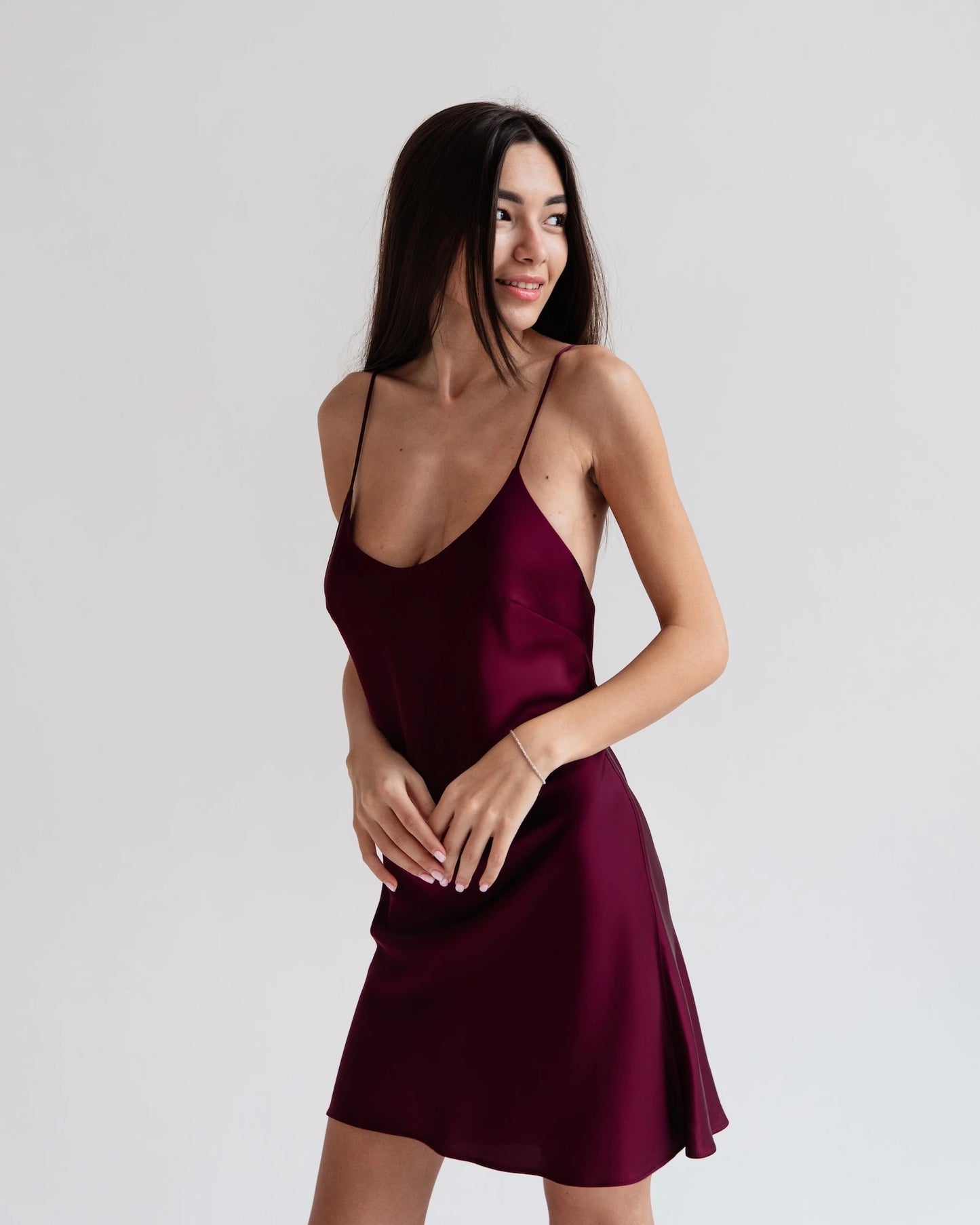 Sukienka Mini Allure Bordo