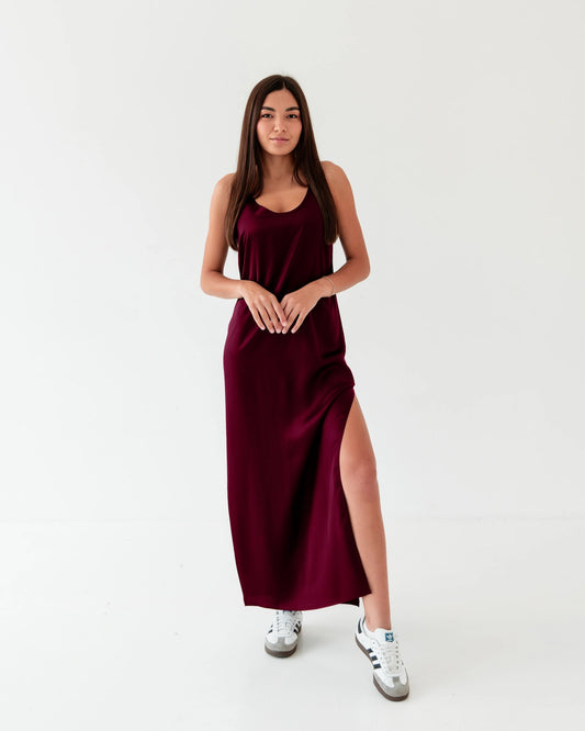 Sukienka Maxi Allure Bordo