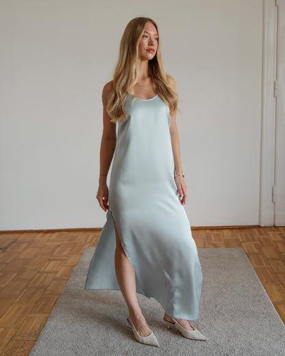 Sky Blue Allure Maxi Dress