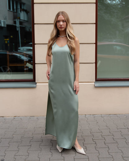 Olive Allure Maxi Dress