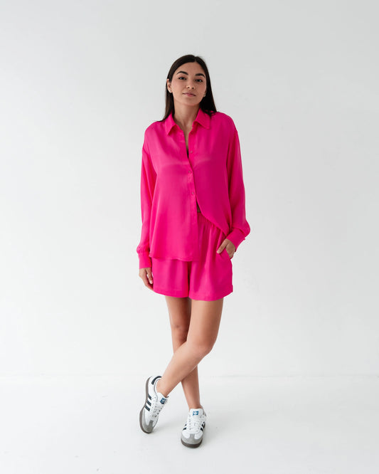 Set Lush Pink with shorts