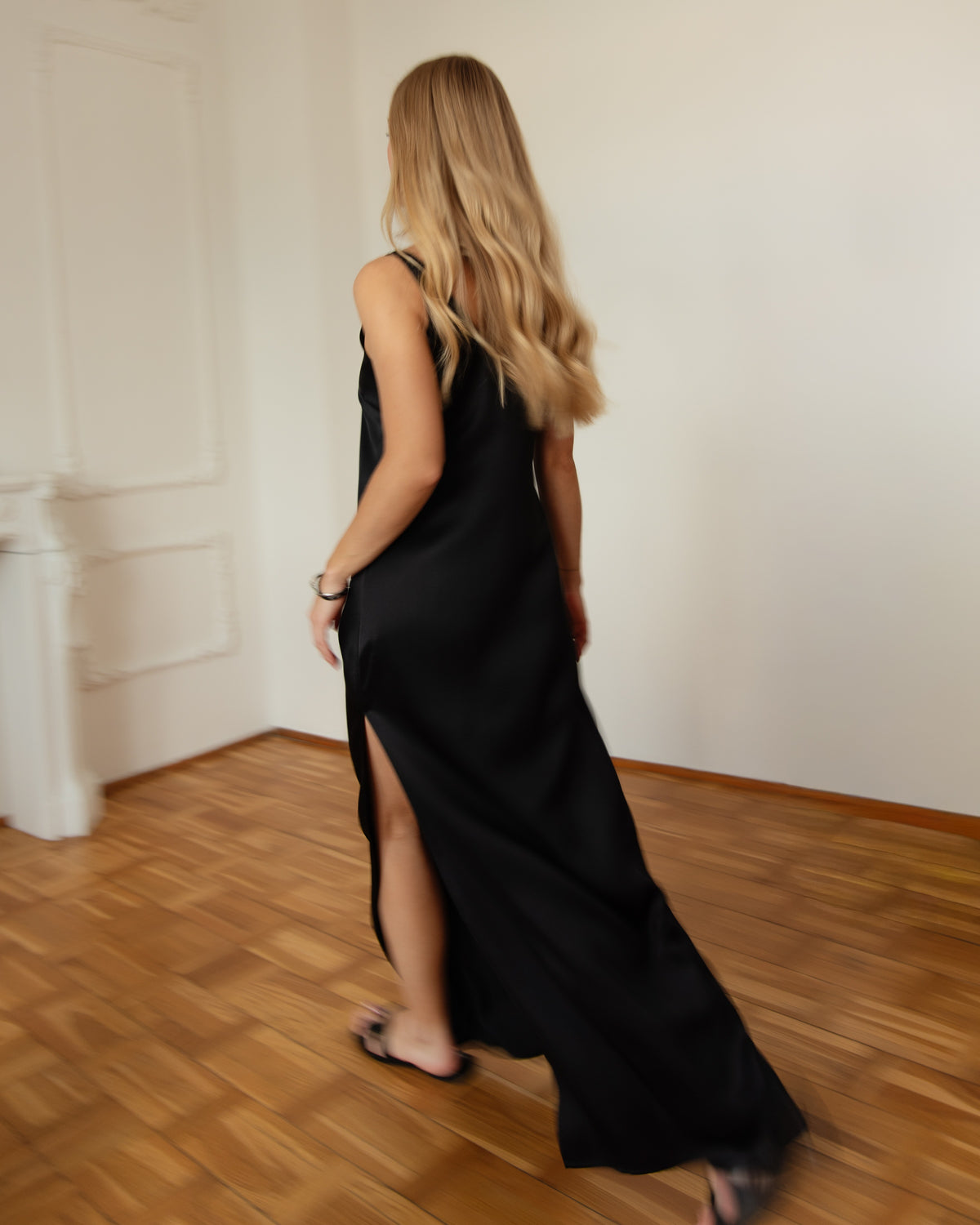 Black Allure Maxi Dress