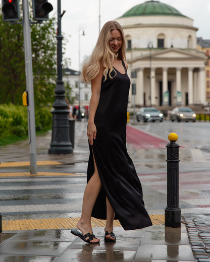 Black Allure Maxi Dress