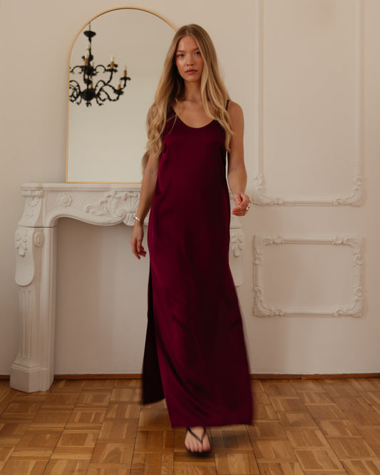 Sukienka Maxi Allure Bordo