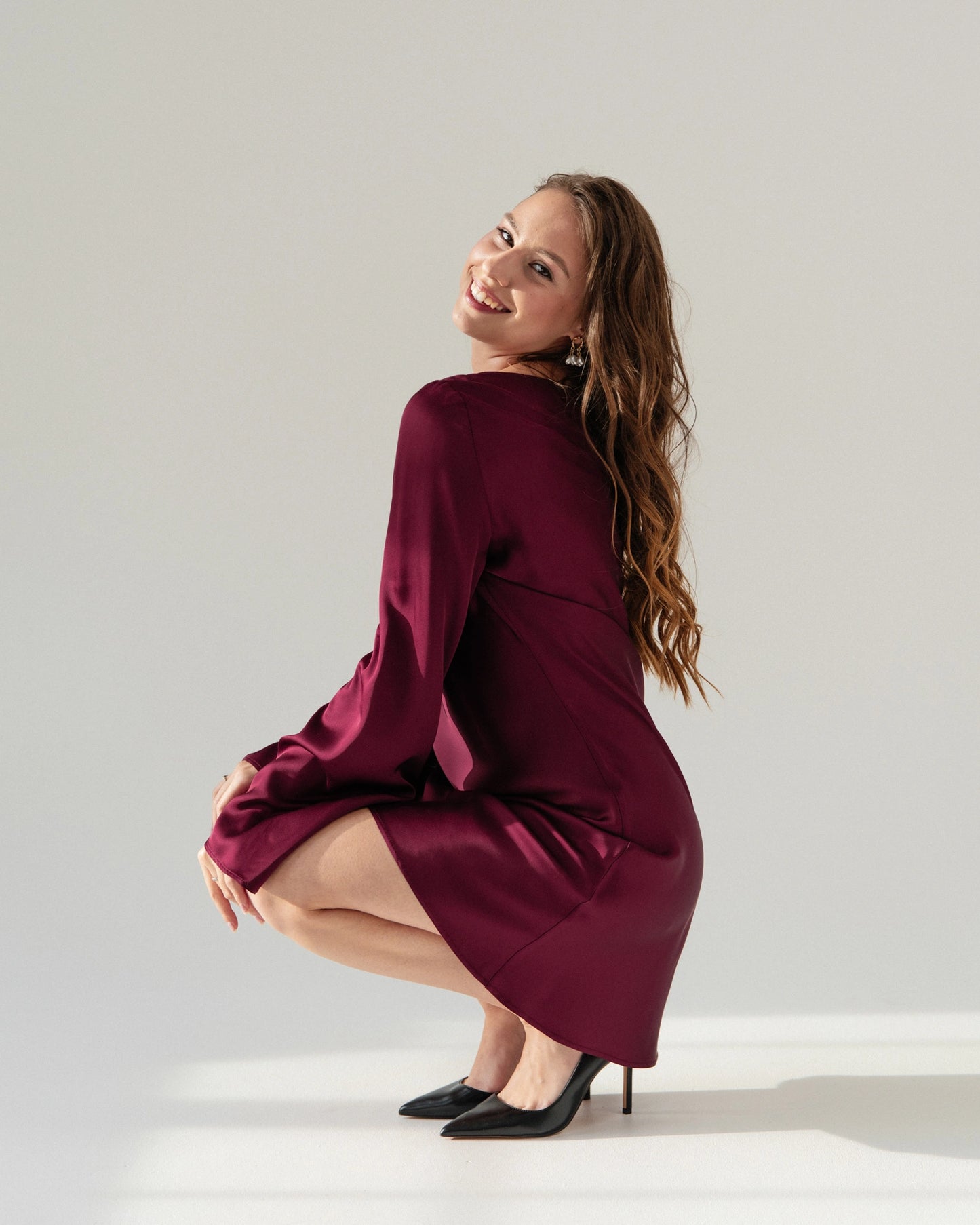 Sukienka Grace Bordo