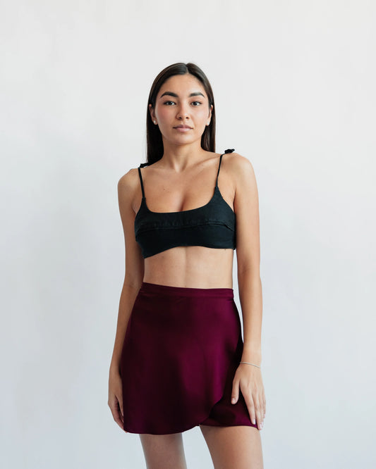 Spódnica Mini Allure Bordo