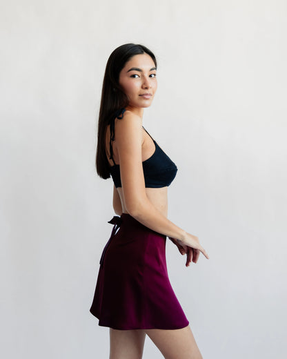 Skirt Mini Allure Bordo