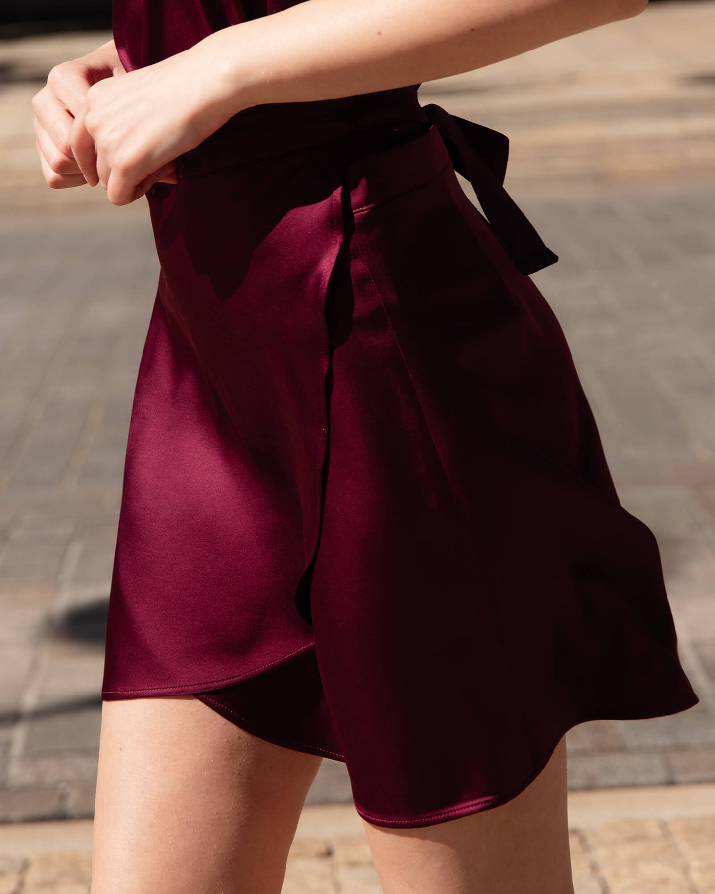 Spódnica Mini Allure Bordo