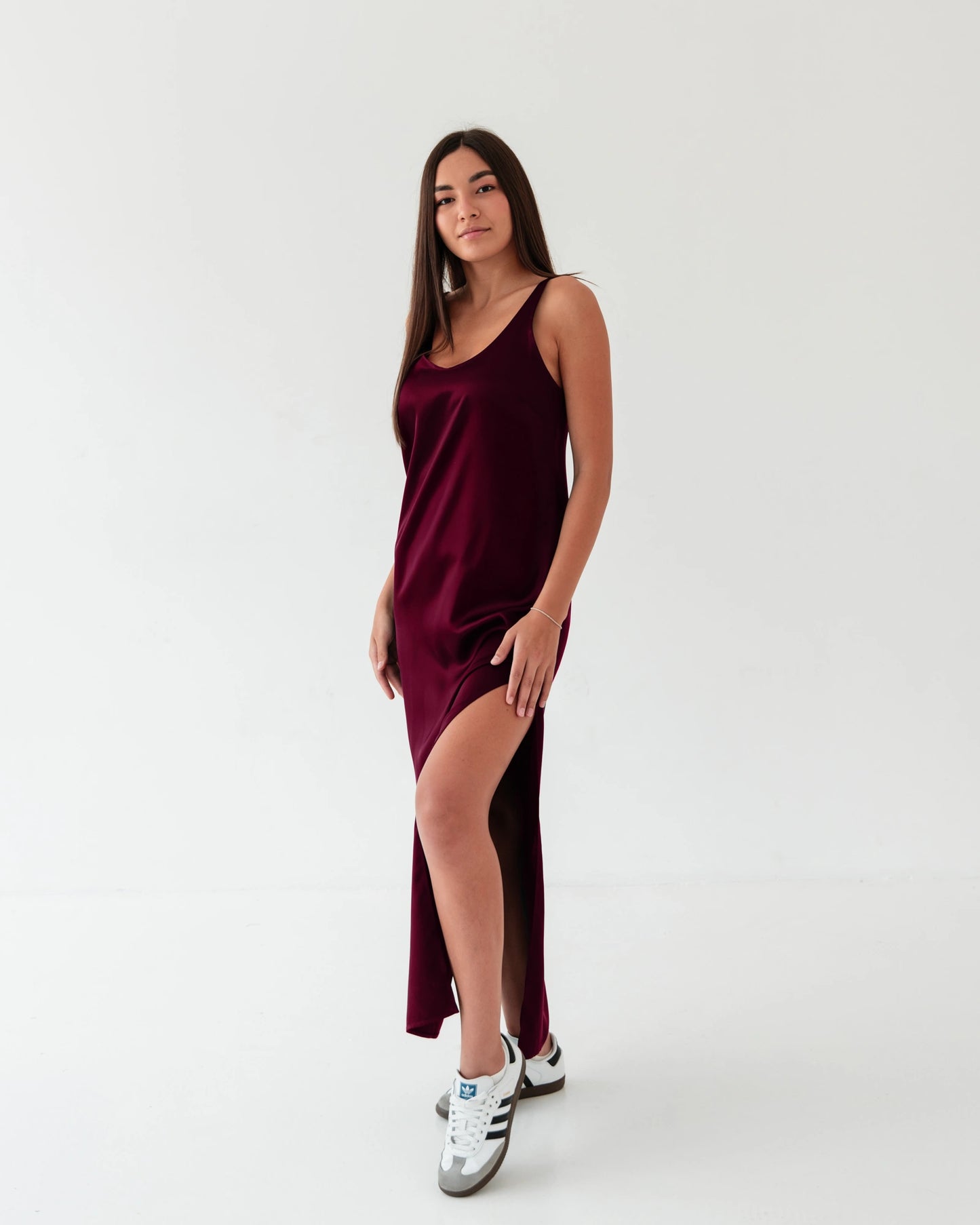 Sukienka Maxi Allure Bordo
