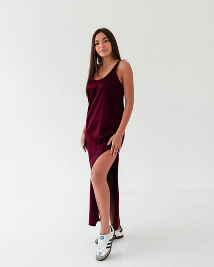 Sukienka Maxi Allure Bordo