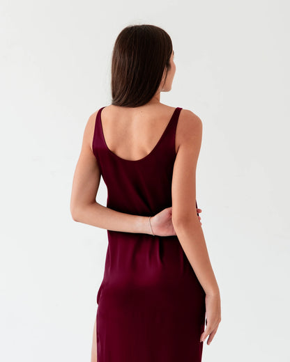 Sukienka Maxi Allure Bordo