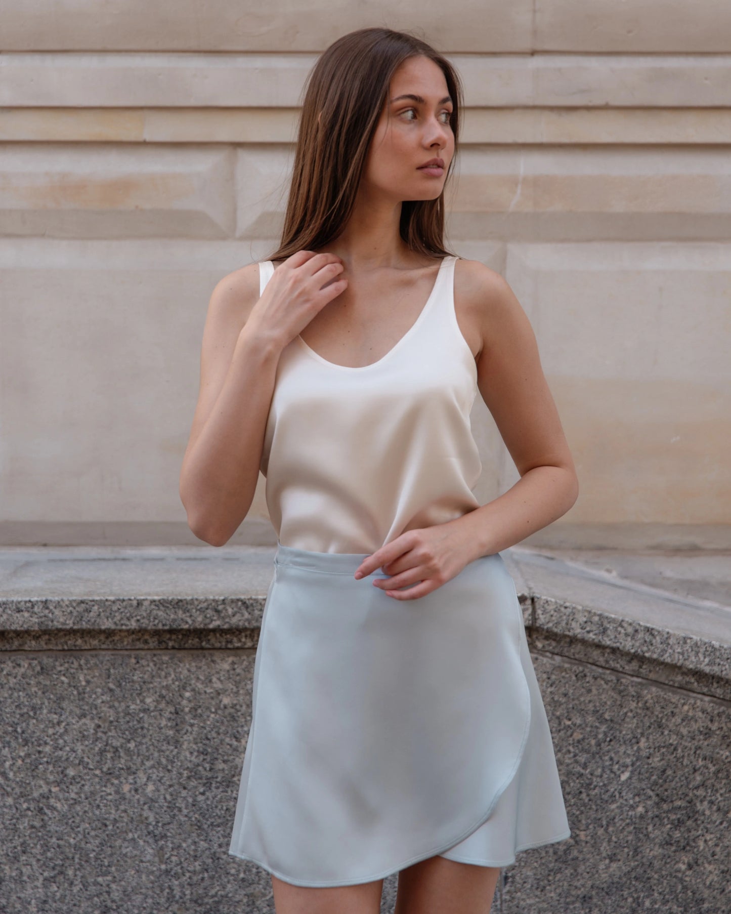 Spódnica Mini Allure Sky Blue